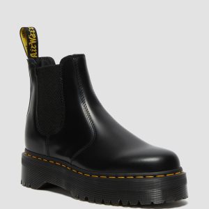 2976 Quad Polished Smooth Leather Boots